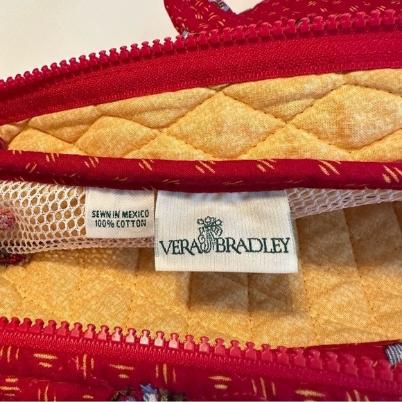 Vera Bradley Garment Hanging Red Provincial Bag - Picture 3 of 7